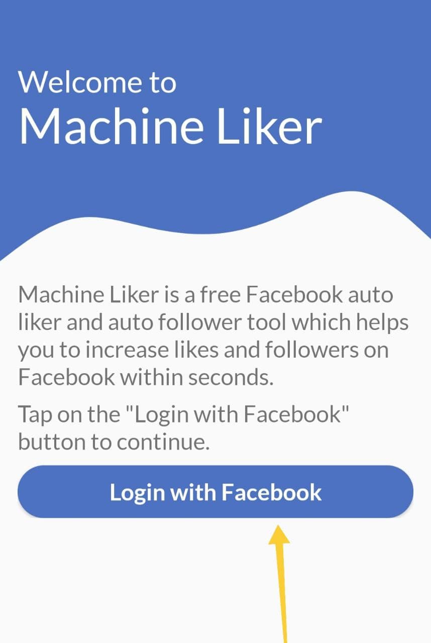 Login With Facebook In Machine Liker